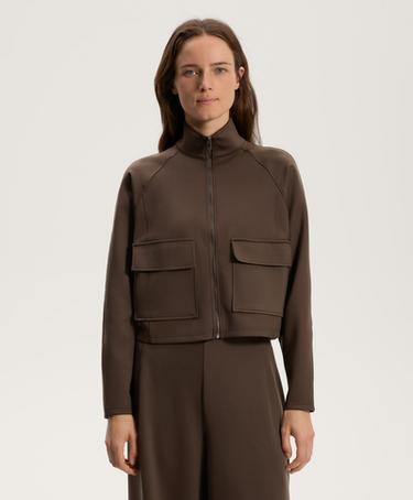 OYSHO Куртка с карманами эффекта неопрена