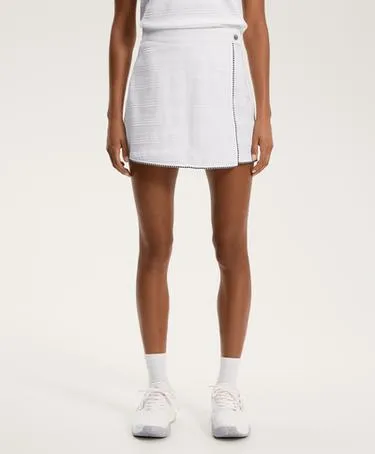 Шорты-юбка из жаккарда пике 100% хлопок