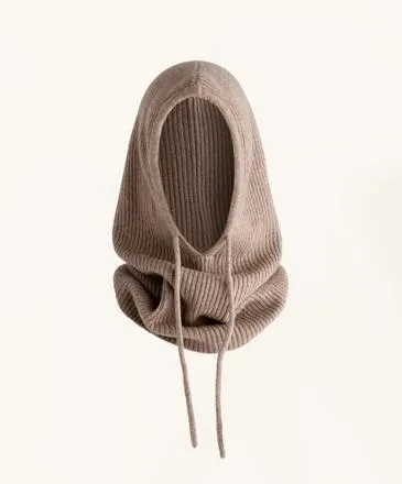 RIB KNIT BALACLAVA