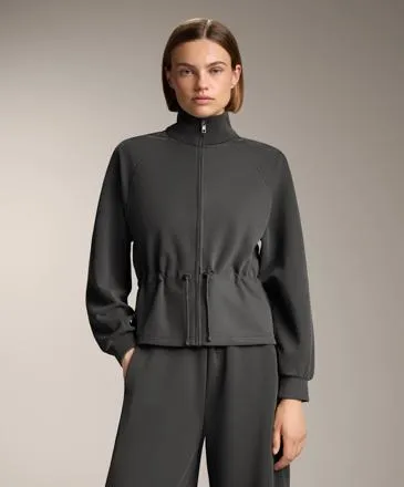 RIB JACKET WITH ADJUSTABLE WAIST, 29% MODAL- Заказать в России