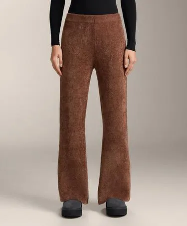 Широкие брюки из толстого шениля