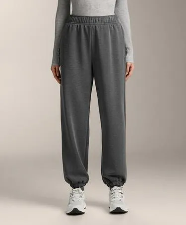 Джоггеры из мягкого модала с меланжем- Заказать в России