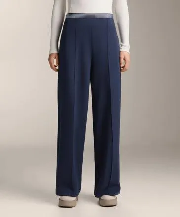 SUPER HIGH RISE TROUSERS WITH BRUSHED MODAL