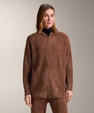 Толстая шинельная куртка с капюшоном- Заказать в России