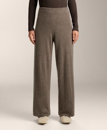 STRAIGHT LEG 100% CASHMERE TROUSERS- Заказать в России