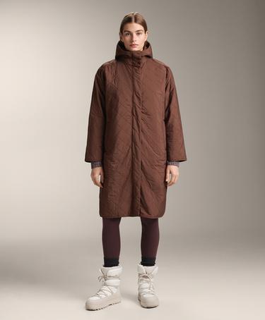 Длинное гидрофобное пальто с утеплителем из FELLEX® AEROGEL- Заказать в России