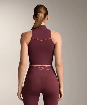 COMPRESSIVE ZIP TANK TOP- Заказать в России