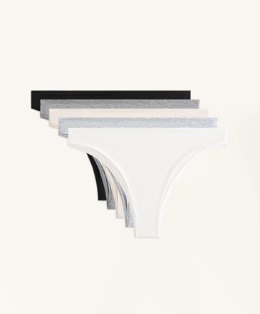 OYSHO 5 классических трусиков-бразильянок из хлопкового микса