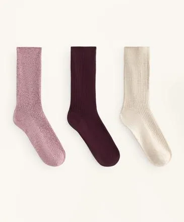 3 PAIRS OF COTTON BLEND CLASSIC SOCKS- Заказать в России