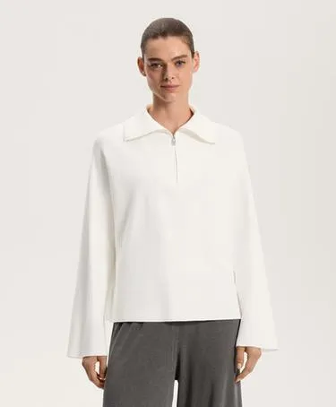 KNIT HALF-ZIP JUMPER