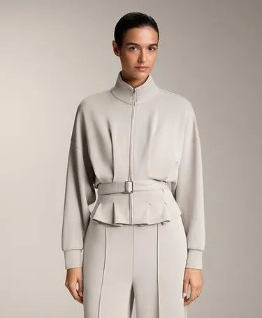 SOFT-TOUCH MODAL BELTED JACKET- Заказать в России