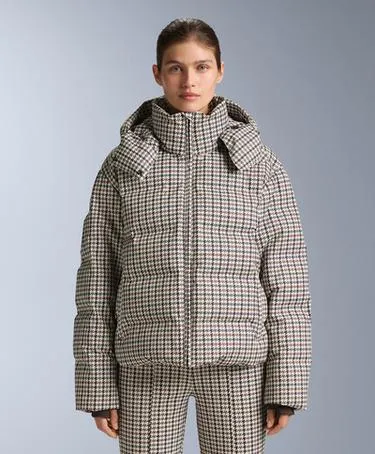 DOWN BY MINARDI PIUME COMPANY SKI 10K PRINTED PADDED JACKET