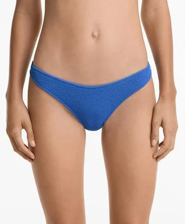 U-CUT CRINKLE MID-RISE BIKINI BOTTOMS- Заказать в России