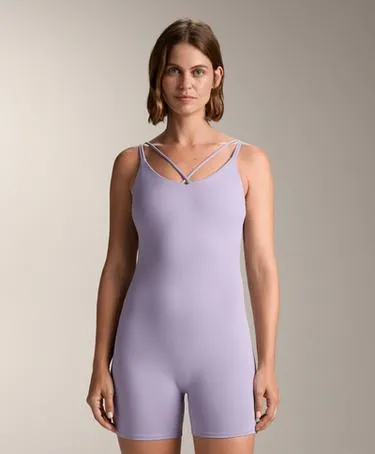 COMFORTLUX DOUBLE STRAP SHORT JUMPSUIT