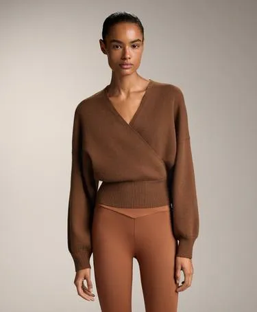 CROSSOVER RIB KNIT JUMPER