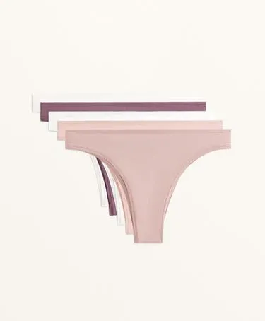 5 COTTON BLEND BRAZILIAN BRIEFS- Заказать в России