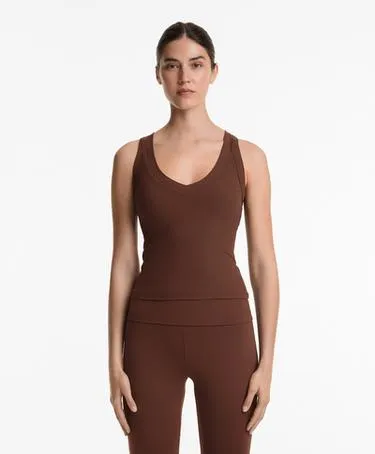 RIBBED MODAL BLEND TANK TOP