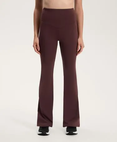 SUPER HIGH RISE COMFORTLUX FLARE TROUSERS WITH POCKETS