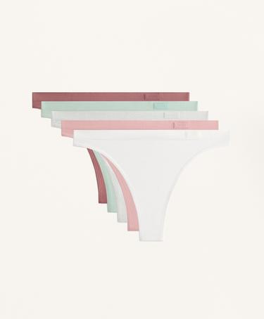 OYSHO 5 брючных трусиков-бразильянок без швов с мягким прикосновением