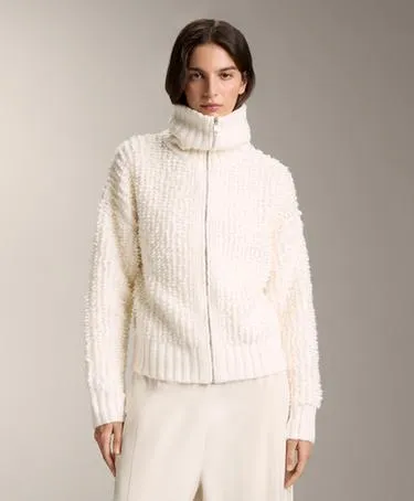 TEXTURED KNIT JACKET- Заказать в России