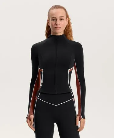 LIGHT WARM PIPING TECHNICAL JACKET- Заказать в России