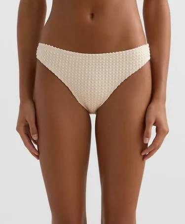 BUBBLE-TEXTURE CROCHET CLASSIC BIKINI BRIEFS- Заказать в России