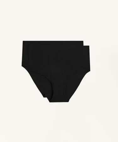 2 INVISIBLE POLYAMIDE BLEND CLASSIC MID-RISE BRIEFS- Заказать в России