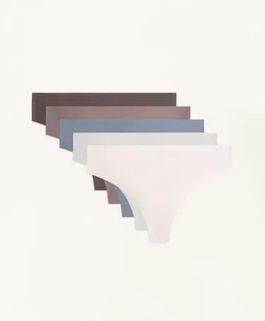 5 трусиков из полиамида с LASER-вырезом- Заказать в России