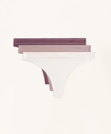 3 бесшовных трусов танга SEAMLESS из мягкой ткани- Заказать в России