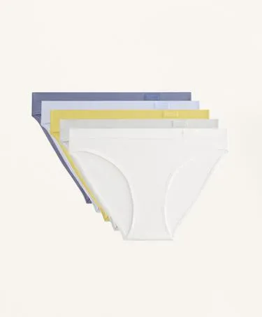 5 классических бесшовных трусов с мягкой текстурой- Заказать в России