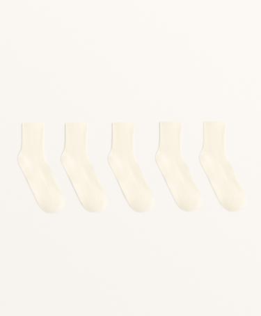 OYSHO 5 пар носков QUARTER из смесового хлопка купить с доставкой.