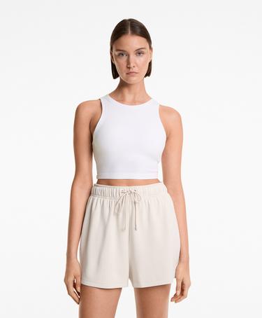 OYSHO TANK TOP из смесового модала с чашками купить с доставкой.