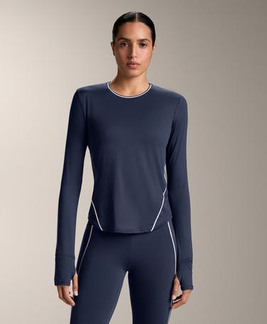 OYSHO Лонгслив из высокотехнологичной ткани с кантом купить с доставкой.