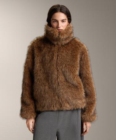 OYSHO Куртка из искусственного меха