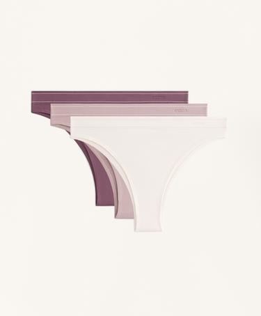 OYSHO 3 бесшовных трусов бразильяно SEAMLESS из мягкой ткани