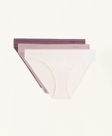 3 бесшовных классических трусов SEAMLESS из мягкой ткани- Заказать в России