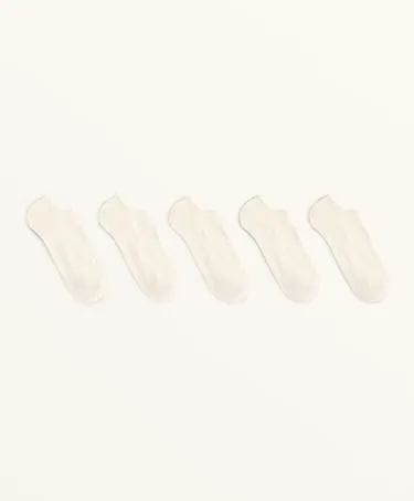 5 пар носков-сникеров из смесового хлопка