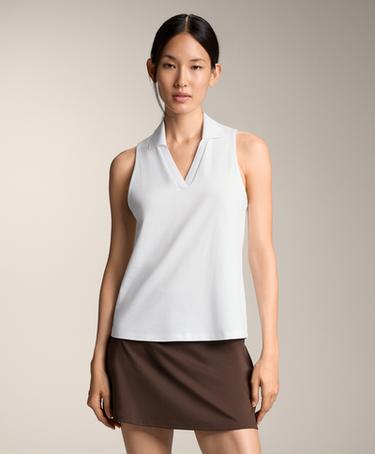 OYSHO Поло из пике без рукавов купить с доставкой.