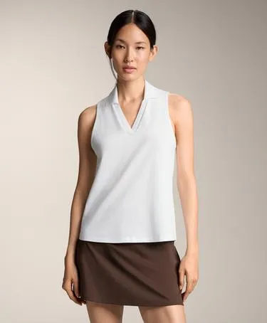 Поло из пике без рукавов- Заказать в России