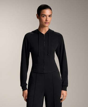 OYSHO Укороченный удлиненный халат с капюшоном из модала SOFT TOUCH купить с доставкой.