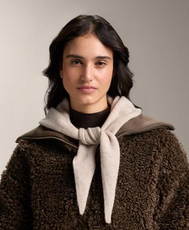 OYSHO Вязаная бандана: 90% шерсть, 10% кашемир купить с доставкой.