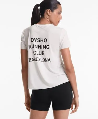 RUNNING CLUB BARCELONA FITTED SHORT-SLEEVED TECHNICAL T-SHIRT- Заказать в России