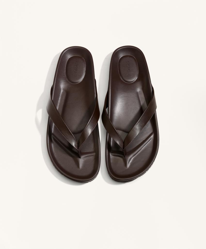 Sandália rasa tiras