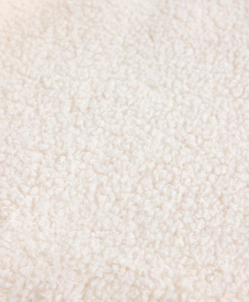 Полушубковая куртка с капюшоном из искусственного меха