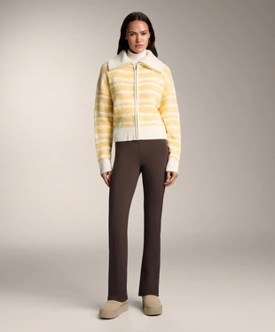 STRIPED JACQUARD KNIT JACKET- Заказать в России