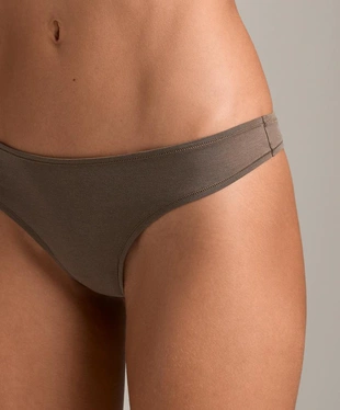 Набор из 5 трусов танга из смесового хлопка- Заказать в России