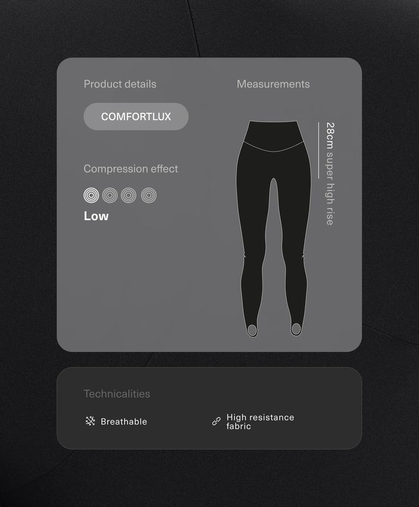 Легинсы Comfortlux fuseau длиной до щиколотки с очень высокой посадкой