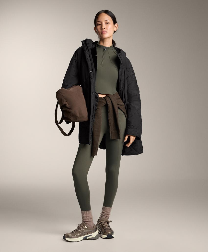 Утепленная куртка oysho с водоотталкивающим покрытием fellex® aerogel