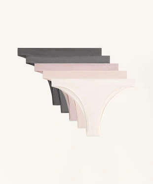 5 трусов бразильяно из смесового хлопка- Заказать в России