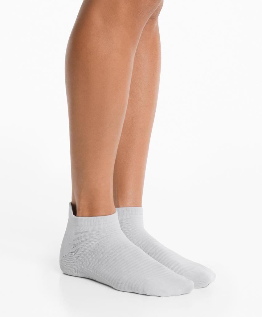 2 пары носков-сникеров из смесового полиамида для йоги и пилатеса